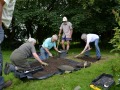 Test Pit 3 with mattock action.