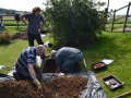 Removing the 2nd layer of Test Pit 1.