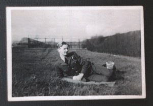 P/O Nixon, on leave (RAF Ouston) in 1944